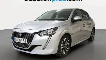 Usado Peugeot 208 Allure 102 CV (75 kW) 2021 Gris plata Utilitario