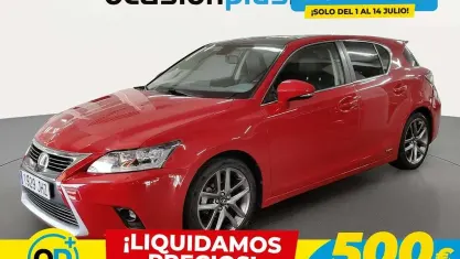 Usado Lexus CT200h Luxury Line 136 CV (100 kW) 2015 Rojo Utilitario