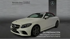Blanco Usado 2021 Mercedes C220 AMG line Descapotable | 39.990 € (Buen precio)