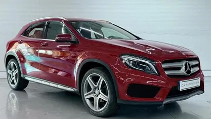 Rojo Usado 2016 Mercedes GLA200 AMG line SUV | 17.450 € (Precio justo)