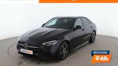 Negro Usado 2023 Mercedes C200 AMG line Berlina | 38.699 € (Buen precio)