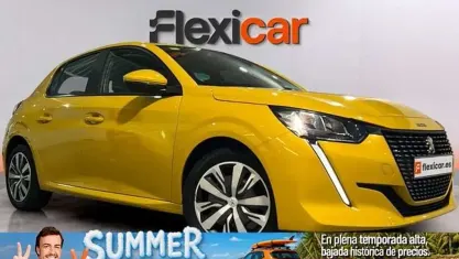 Usado Peugeot 208 Active 101 CV (74 kW) 2020 Amarillo Utilitario