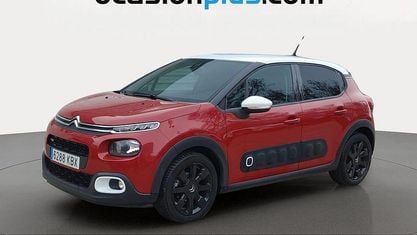 Usado Citroën C3 PureTech 110 CV (80 kW) 2017 Rojo Utilitario