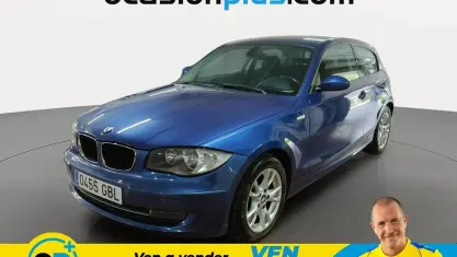 Usado BMW 118 143 CV (105 kW) 2008 Azul Utilitario