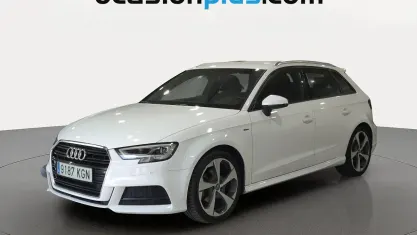 Usado Audi A3 Sportback S-Line 150 CV (110 kW) 2018 Blanco Utilitario