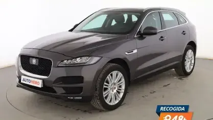 Usado Jaguar F-Pace Portfolio 300 CV (220 kW) 2017 Gris SUV