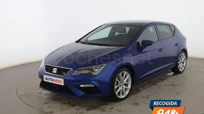 Usado Seat Leon FR 150 CV (110 kW) 2020 Azul Berlina