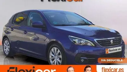 Usado Peugeot 308 Allure 131 CV (96 kW) 2020 Azul Familiar