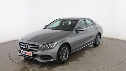 Usado Mercedes C220 Avantgarde 170 CV (125 kW) 2014 Gris Berlina