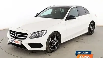 Usado Mercedes C220 AMG line 194 HP (142 kW) 2018 Branco Sedan