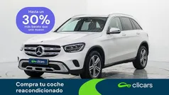 Blanco Usado 2021 Mercedes GLC220 SUV | 34.990 € (Buen precio)