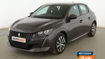 Usado Peugeot 208 Active 101 CV (74 kW) 2021 Gris Utilitario