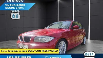 Usado BMW 118 Shadowline 143 CV (105 kW) 2008 Rojo Utilitario