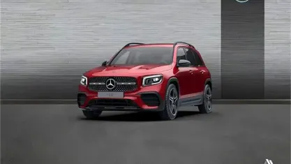 Usado Mercedes GLB200 150 CV (110 kW) 2021 Rojo SUV