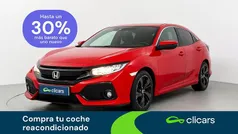 Rojo Usado 2017 Honda Civic Comfort Berlina | 15.490 € (Precio justo)