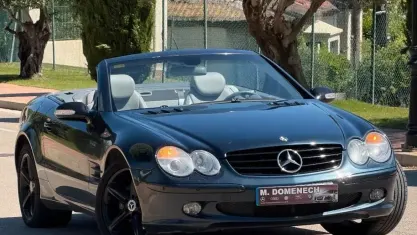 Usado Mercedes SL350 245 CV (180 kW) 2003 Negro Descapotable