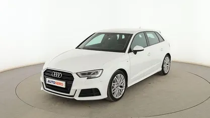 Usado Audi A3 Sportback S-Line 150 CV (110 kW) 2018 Blanco Utilitario