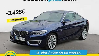 Azul Usado 2015 BMW 220 Coupe | 17.362 € (Buen precio)