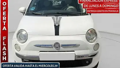 Käytetty Fiat 500 Lounge 69 HP (50 kW) 2012 Valkoinen Viistoperä