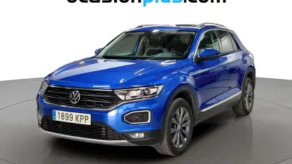 Usado VW T-Roc Sportline 150 CV (110 kW) 2018 Azul SUV