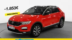 Rojo Usado 2021 VW T-Roc Advance SUV | 20.390 € (Precio justo)