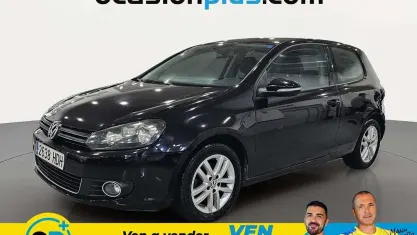 Usado VW Golf VI Sportline 105 CV (77 kW) 2011 Negro Utilitario