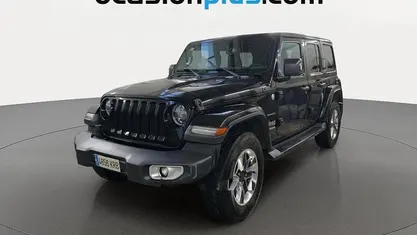 Käytetty Jeep Wrangler Unlimited Sahara 200 HP (147 kW) 2018 Musta Katumaasturi