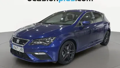 Usado Seat Leon Black Edition 150 CV (110 kW) 2020 Azul Utilitario