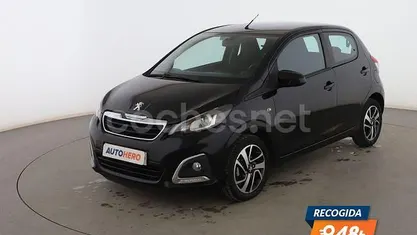Negro Usado 2016 Peugeot 108 Allure Utilitario | 6999 € (Precio justo)