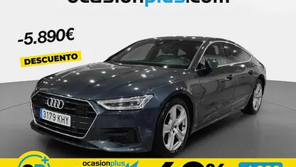 Usado Audi A7 286 CV (210 kW) 2018 Azul Berlina
