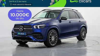 Usado Mercedes GLE350 272 CV (200 kW) 2021 Azul SUV