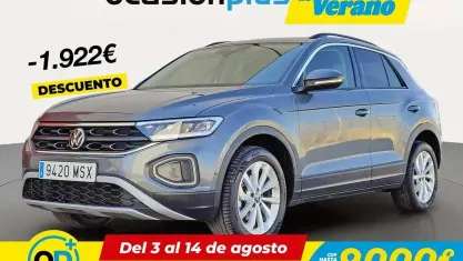 Usado VW T-Roc Life 110 CV (80 kW) 2024 Gris SUV