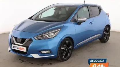 Usado Nissan Micra Tekna 90 CV (66 kW) 2017 Azul Utilitario