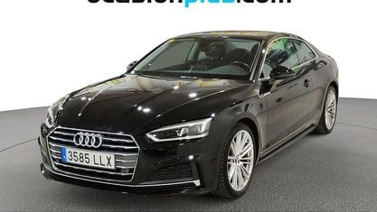 Usado Audi A5 S-Line 150 CV (110 kW) 2020 Negro Coupe