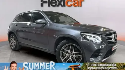 Usado Mercedes GLC220 AMG line 170 CV (125 kW) 2017 Gris SUV