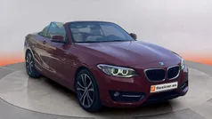 Rojo Usado 2015 BMW 218 Descapotable | 17.990 € (Precio justo)