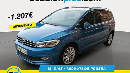 Azul Usado 2017 VW Touran Sportline Monovolumen | 15.093 € (Precio justo)
