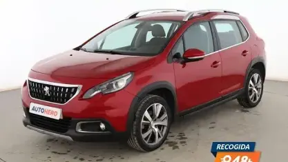 Käytetty Peugeot 2008 Allure 110 HP (80 kW) 2017 Punainen Katumaasturi