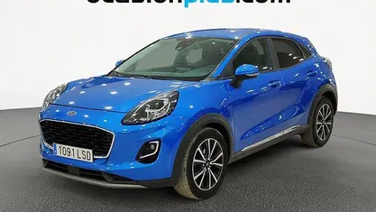 Azul Usado 2021 Ford Puma Titanium SUV | 13.947 € (Precio justo)