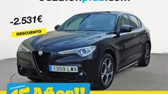 Negro Usado 2022 Alfa Romeo Stelvio Sprint SUV | 27.850 € (Precio justo)