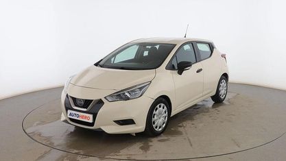 Używany Nissan Micra Acenta 101 KM (74 kW) 2019 Beżowy Sedan/Limuzyna