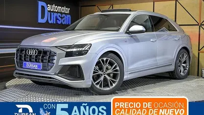 Usado Audi Q8 S-Line 286 CV (210 kW) 2021 Gris / plata SUV