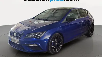 Usado Seat Leon FR 150 CV (110 kW) 2020 Azul Utilitario