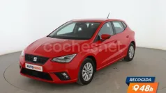 Rojo Usado 2021 Seat Ibiza Style Plus Berlina | 14.999 € (Precio justo)