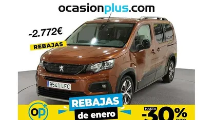 Marrón Usado 2020 Peugeot Rifter GT-line Monovolumen | 16.356 € (Buen precio)