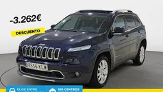 Azul Usado 2018 Jeep Cherokee Limited SUV | 16.250 € (Precio justo)