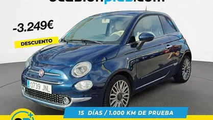 Azul Usado 2016 Fiat 500 Lounge Utilitario | 8241 € (Precio justo)
