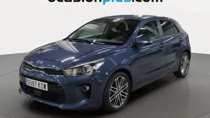 Usado Kia Rio 90 CV (66 kW) 2019 Azul Utilitario