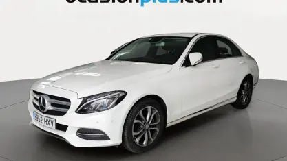 Usado Mercedes C220 Exclusive 170 CV (125 kW) 2014 Blanco Berlina