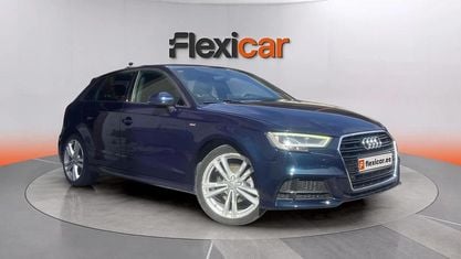 Käytetty Audi A3 S-Line 116 HP (85 kW) 2019 Violetti Sedan